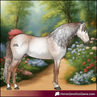 Horse Color:Gray Red Dun 