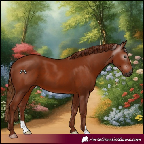 Horse Color:Gray Chestnut 