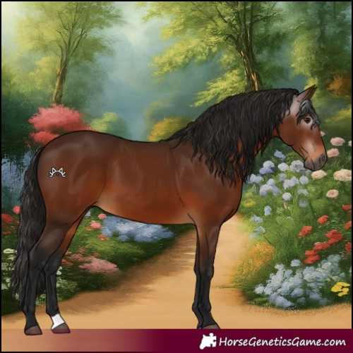 Horse Color:Gray Bay 