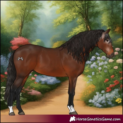 Horse Color:Gray Bay 