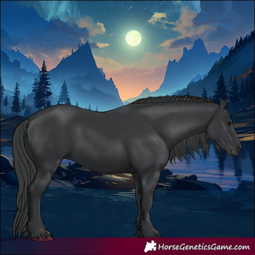 Horse Color:Black 