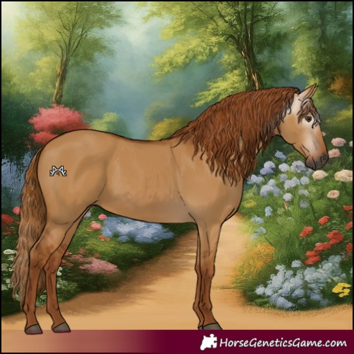 Horse Color:Gray Red Dun