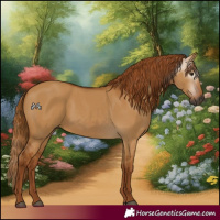 Horse Color:Gray Red Dun 