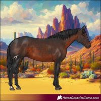 Horse Color:Brown 