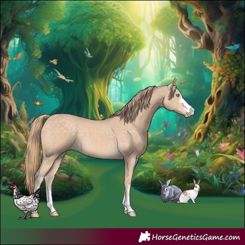 Horse Color:Perlino 