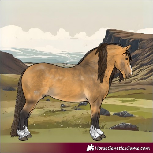 Horse Color:Buckskin 