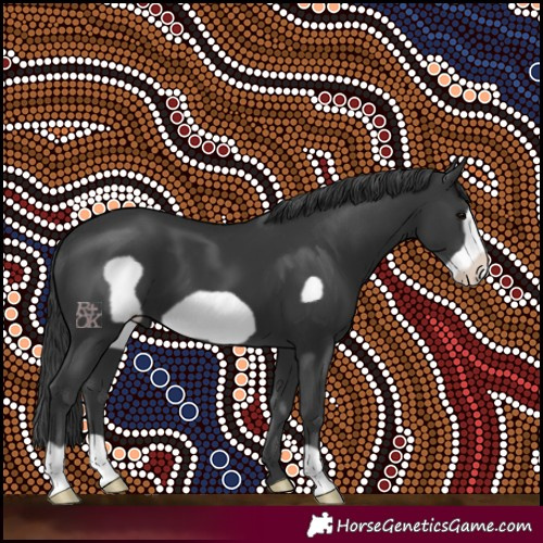 Horse Color:Black Frame 