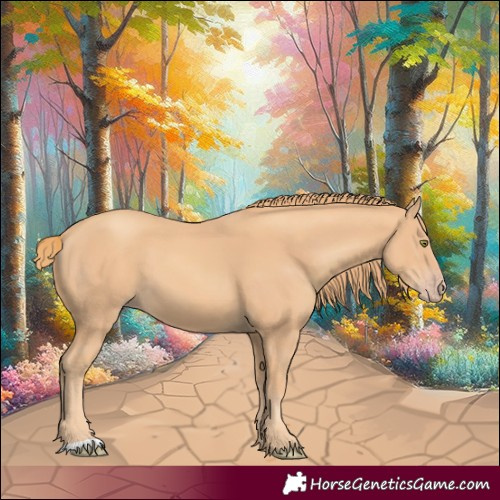 Horse Color:Gold Champagne