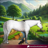 Horse Color:Gray Bay 