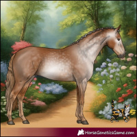 Horse Color:Gray Chestnut 