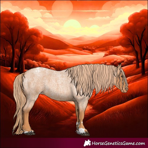 Horse Color:Red Roan Appaloosa 