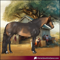 Horse Color:Buckskin 