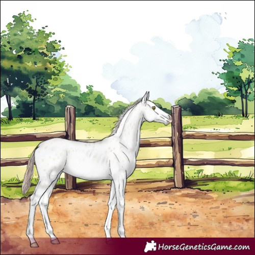Horse Color:White Spotted Liver Red Dun Roan Pearl Splash Appaloosa 