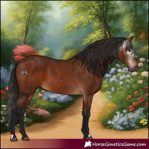 Horse Color:Gray Bay 