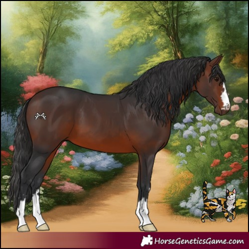 Horse Color:Brown 