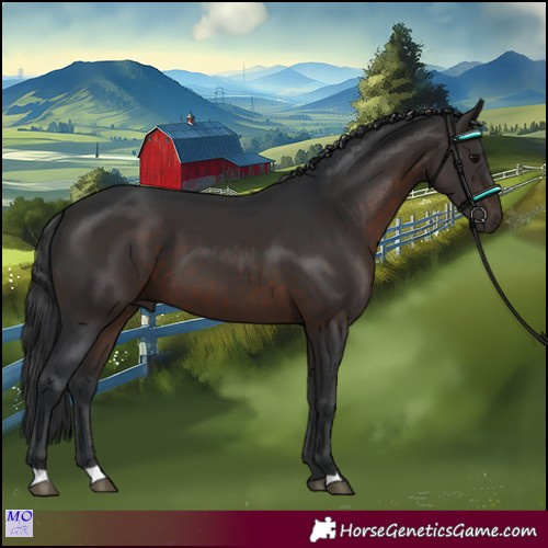 Horse Color:Brown 
