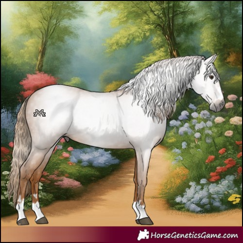 Horse Color:Gray Chestnut 