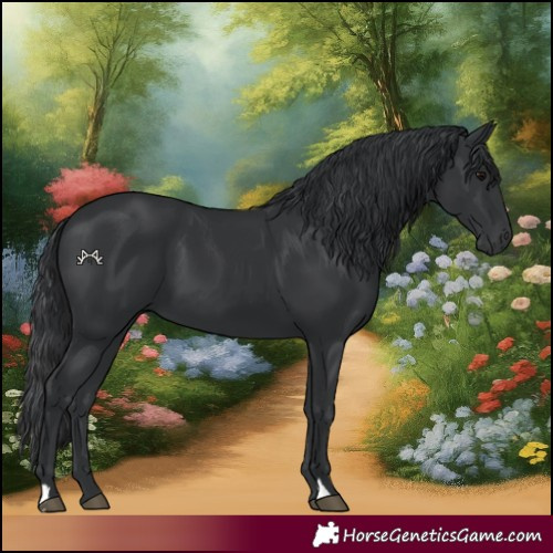 Horse Color:Black 