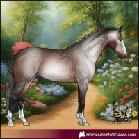 Horse Color:Gray Bay 