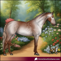 Horse Color:Gray Chestnut 