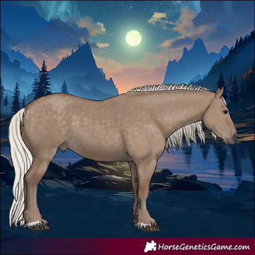 Horse Color:Silver Grullo 