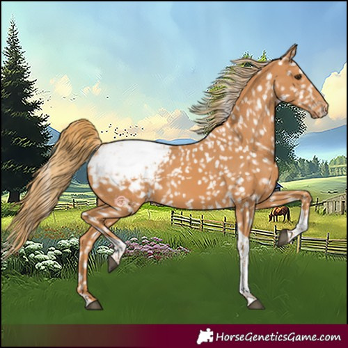 Horse Color:Chestnut Tobiano Appaloosa 