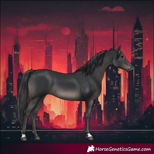 Horse Color:Black 