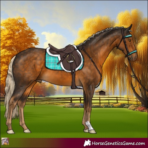 Horse Color:Chocolate Palomino 