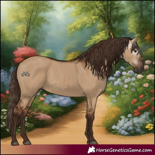 Horse Color:Gray Red Dun 