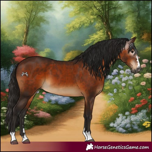 Horse Color:Gray Bay 