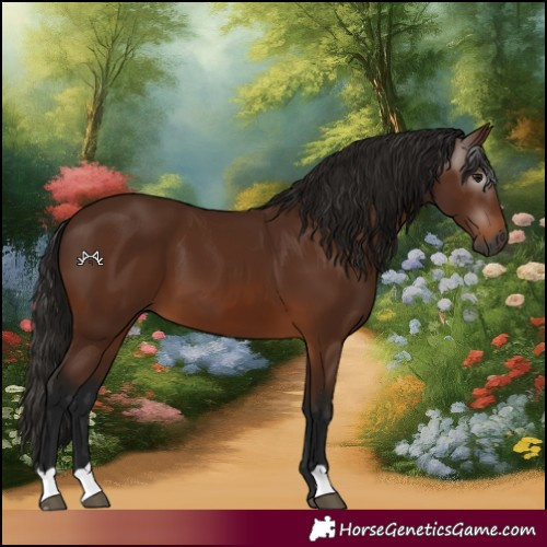 Horse Color:Gray Bay 