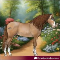 Horse Color:Gray Buckskin Pearl 