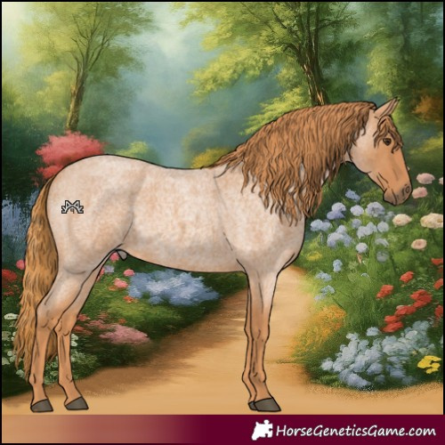 Horse Color:Red Roan 