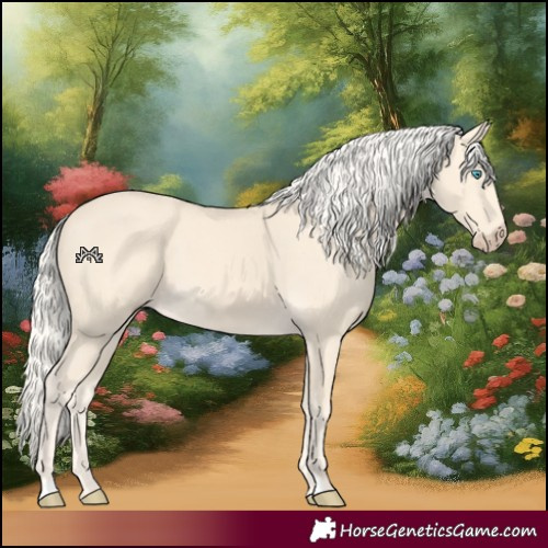 Horse Color:Cremello 