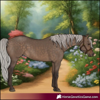 Horse Color:Silver Brown Dun 