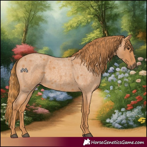 Horse Color:Red Roan 
