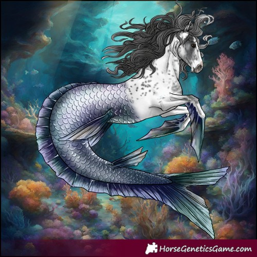 Horse Color:White Spotted Black Splash Tobiano Frame Near Leopard