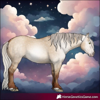Horse Color:Gray Silver Sable Champagne Dun 