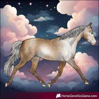 Horse Color:Gray Silver Sable Cream Champagne