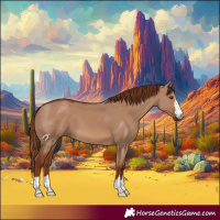 Horse Color:Red Dun 