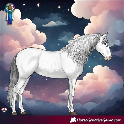 Horse Color:Black Fewspot 