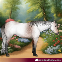 Horse Color:Gray Bay 