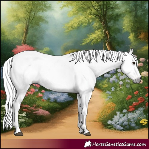 Horse Color:Gray Chestnut Varnish 