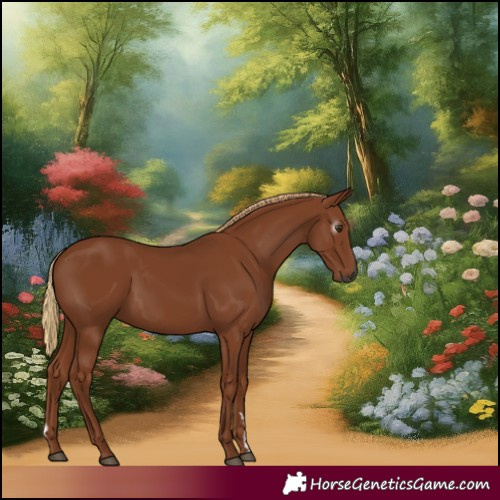Horse Color:Gray Chestnut 