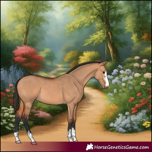 Horse Color:Bay Dun 