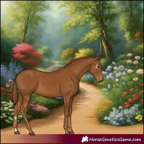 Horse Color:Gray Chestnut 
