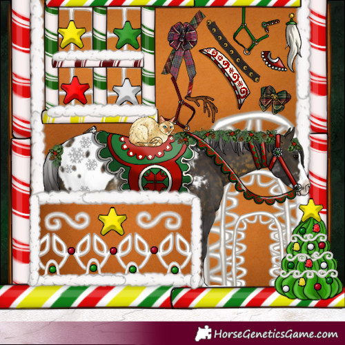 Horse Color:Powder White Buckskin Frame Appaloosa Rabicano 