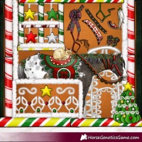 Horse Color:Powder White Buckskin Frame Appaloosa Rabicano