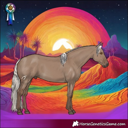 Horse Color:Silver Grullo 