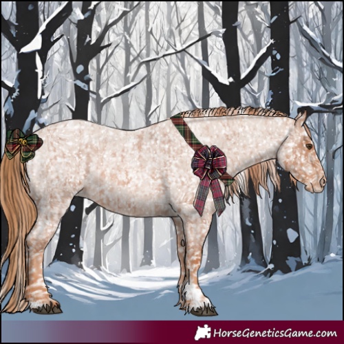 Horse Color:Red Roan Snowflake Varnish  and Red Roan Snowflake Varnish 